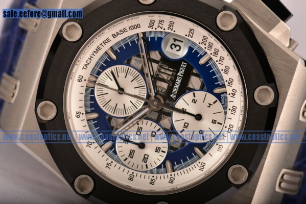 Audemars Piguet Rubens Barrichello Chrono watch 1:1 Clone Steel 26078PO.OO.D018CR.01 (JF)